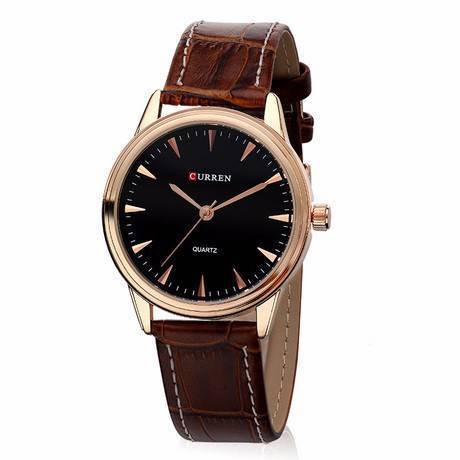 Женские красивые часы 8119L Gold Black