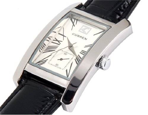 Женские классические часы CURREN 8122G White делового стиля